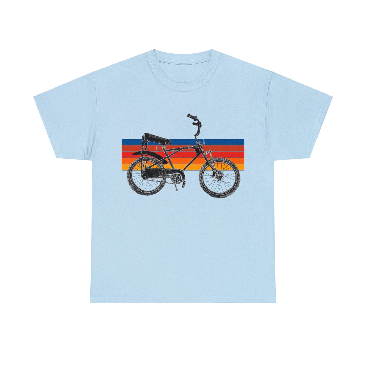 Vintage 1970s BMX Bicycle, Thunder Road Bike, Retro Dirt Bike Heavy Cotton Tee