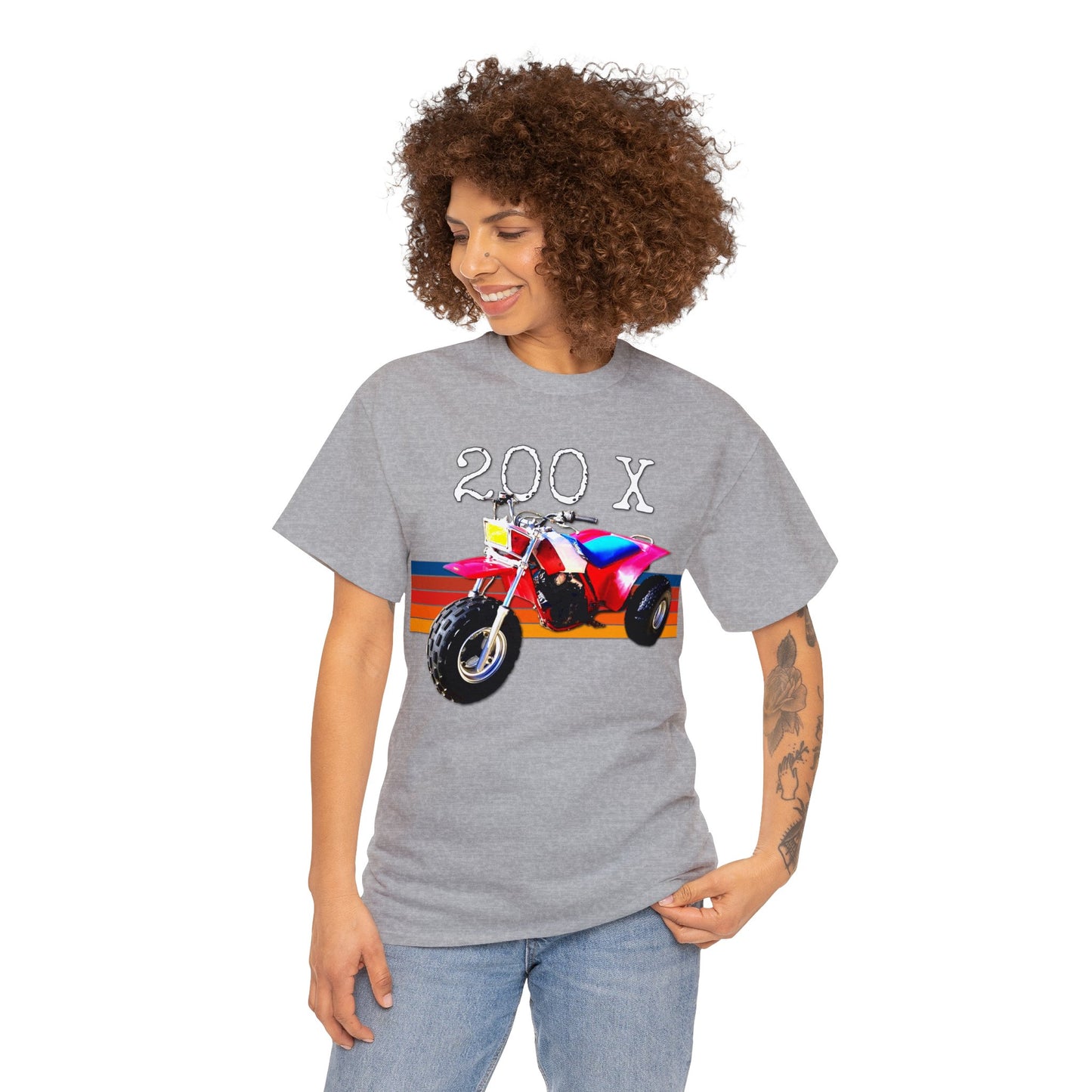 1985 Vintage Retro Three Wheeler ATV ATC 200x Heavy Cotton Tee