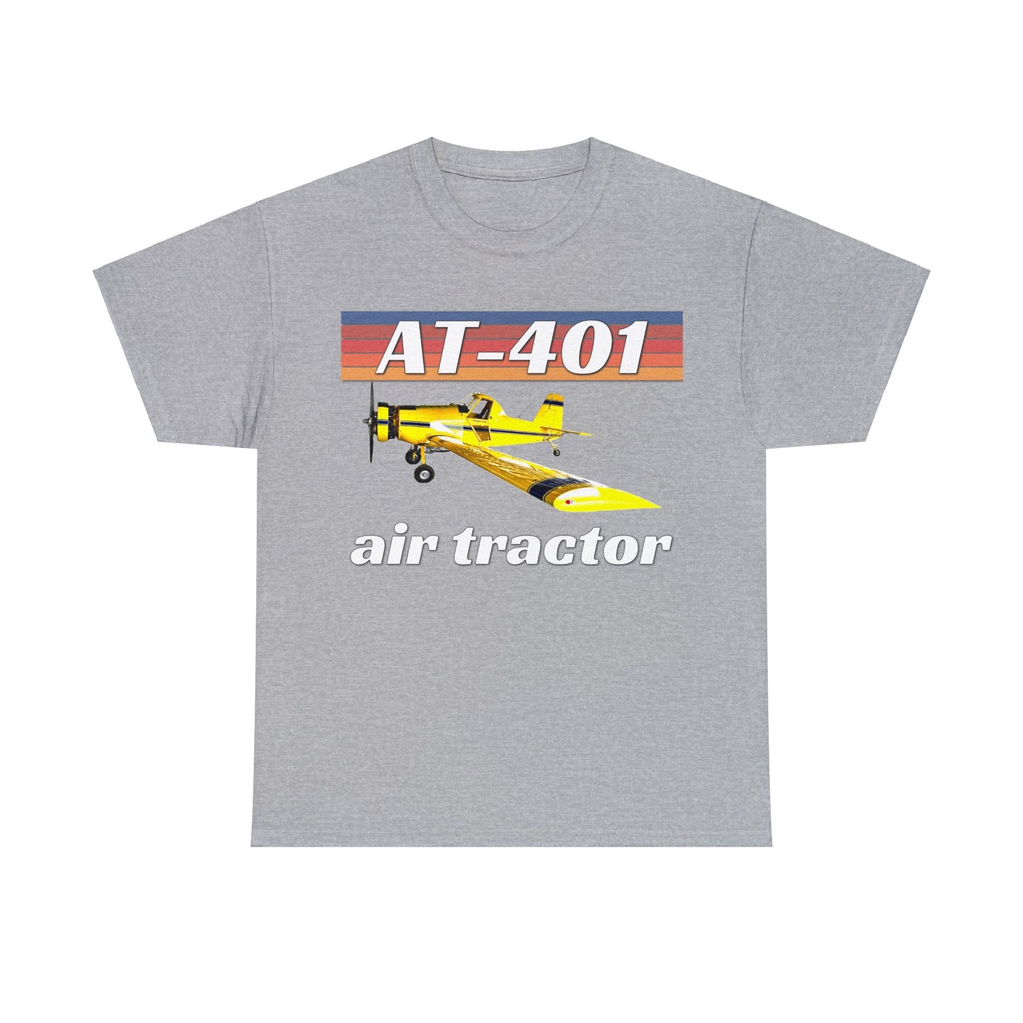 AT 401 Crop Duster Plane, Air Tractor Airplane, Farming Airplane Heavy Cotton Tee