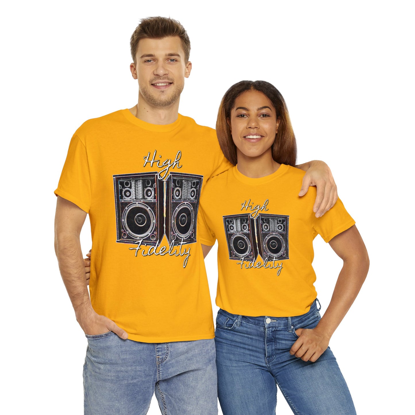 Audiophile, Vintage Stereo Speakers, High Fidelity, Lover of Music, Vintage Heavy Cotton Tee