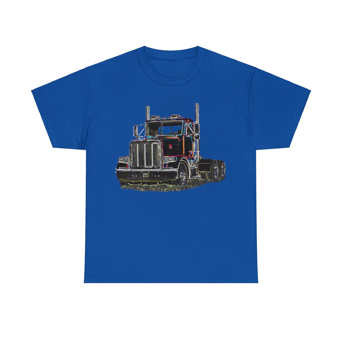 Pete Truck, Bobtail Truck, Trucker Gift, 18 Wheeler Heavy Cotton Tee