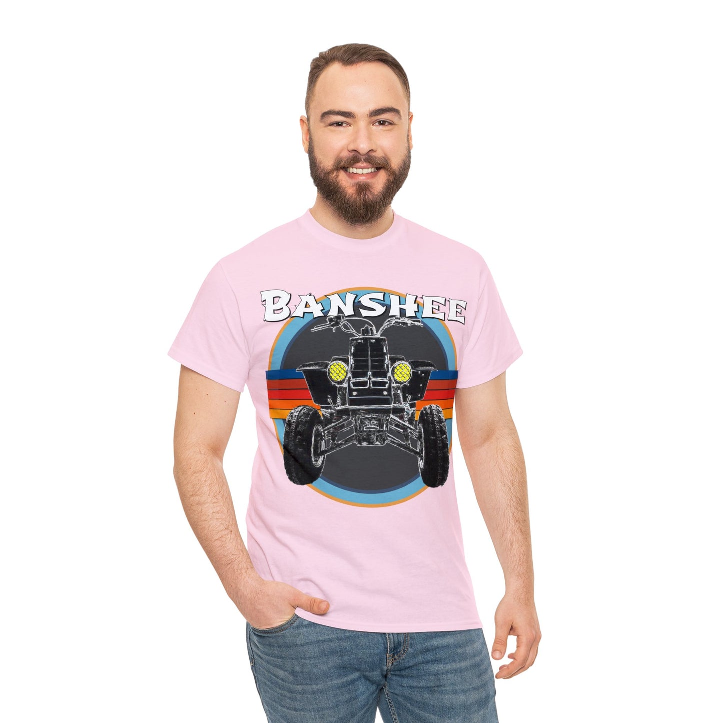 Banshee Quad ATV, Banshee Four Wheeler, Quad Bike Heavy Cotton Tee