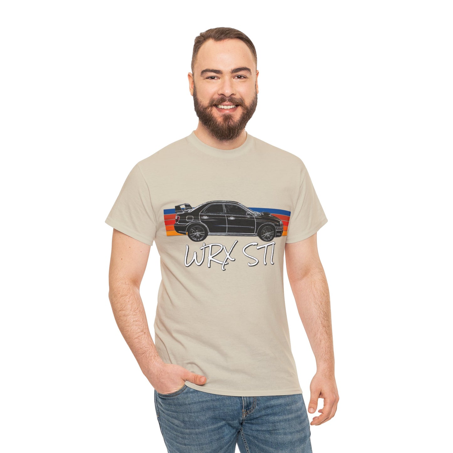 Impreza WRX STI Turbo Charged Subie Sports Car Heavy Cotton Tee