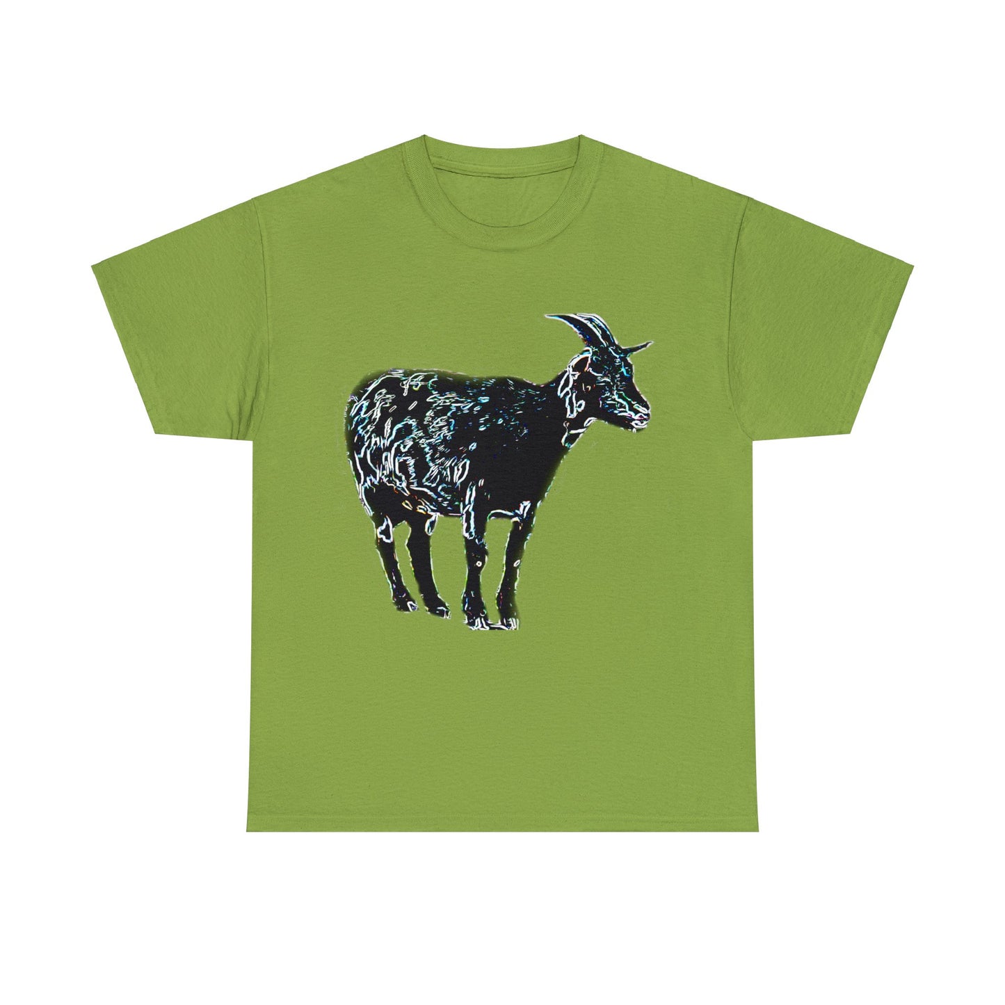 Vintage Retro Farm Goat, Billy Goat Heavy Cotton Tee