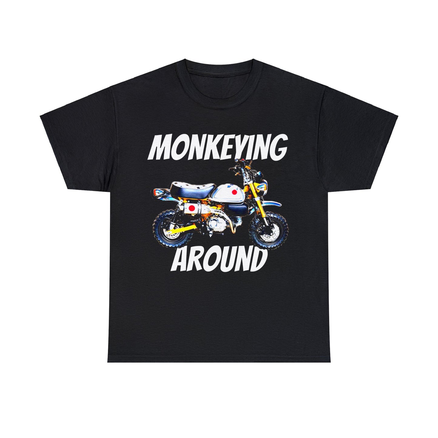 125Z Monkey Motorcycle, Mini Bike, Motocross, Off Road Heavy Cotton Tee