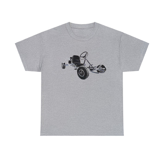 Vintage Go Cart, Manco Go Kart, Retro Carting, Karting Heavy Cotton Tee