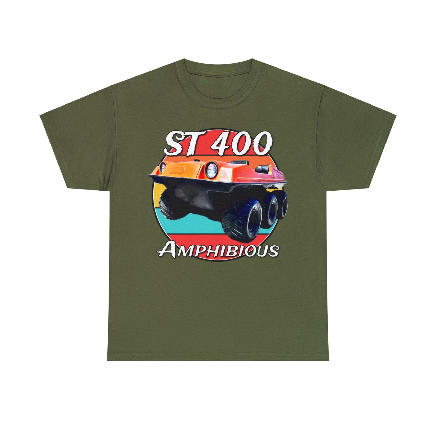 ST400 Amphibious 6x6 Vintage All Terrain Vehicle Heavy Cotton Tee