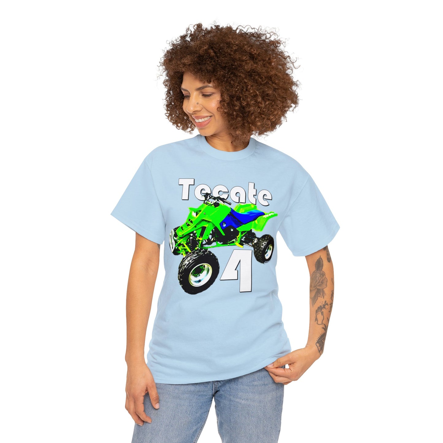 Tecate Vintage Four Wheeler 4 Wheeler ATC ATV Heavy Cotton Tee