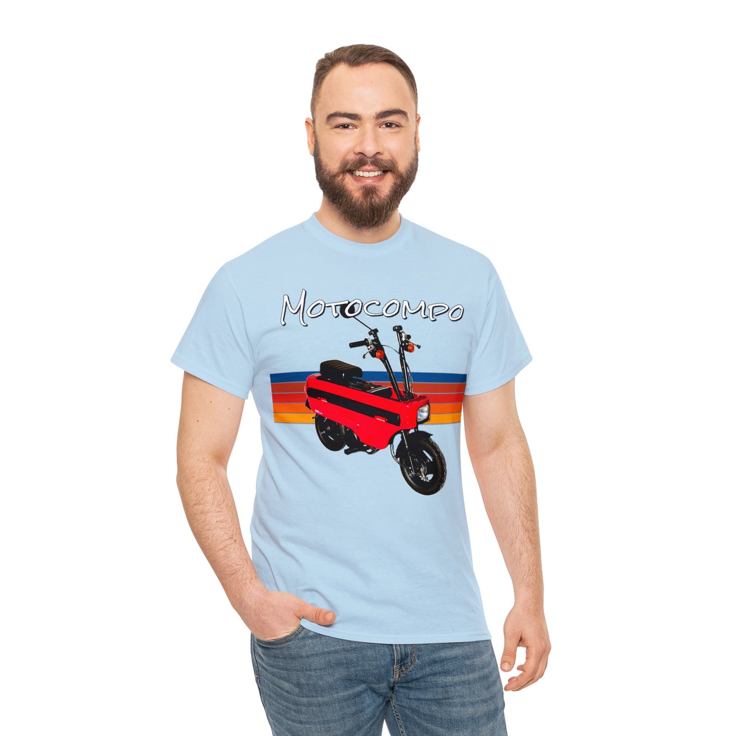 Motocompo Scooter Mini Bike Motorcycle Moped Heavy Cotton Tee