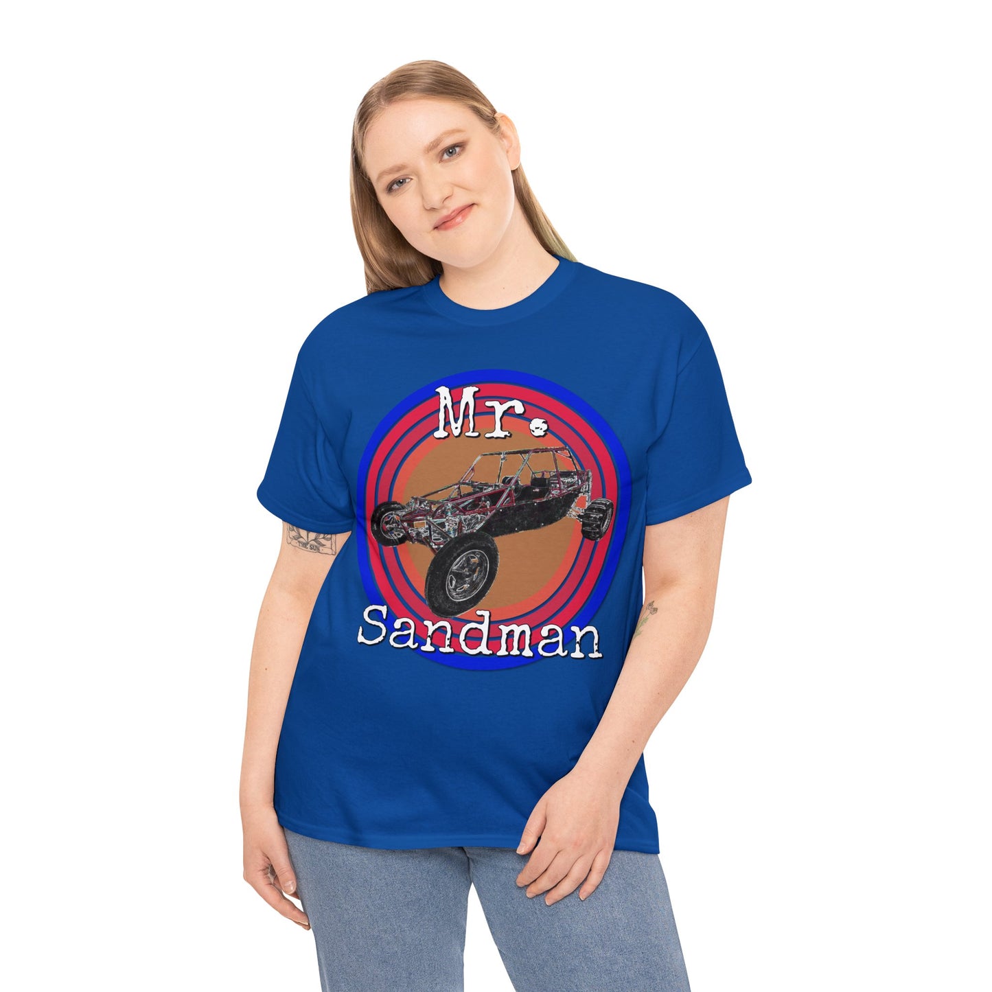 Sandrail Dune Desert Buggy, Sand Rail Car, Off Road Cart Heavy Cotton Tee