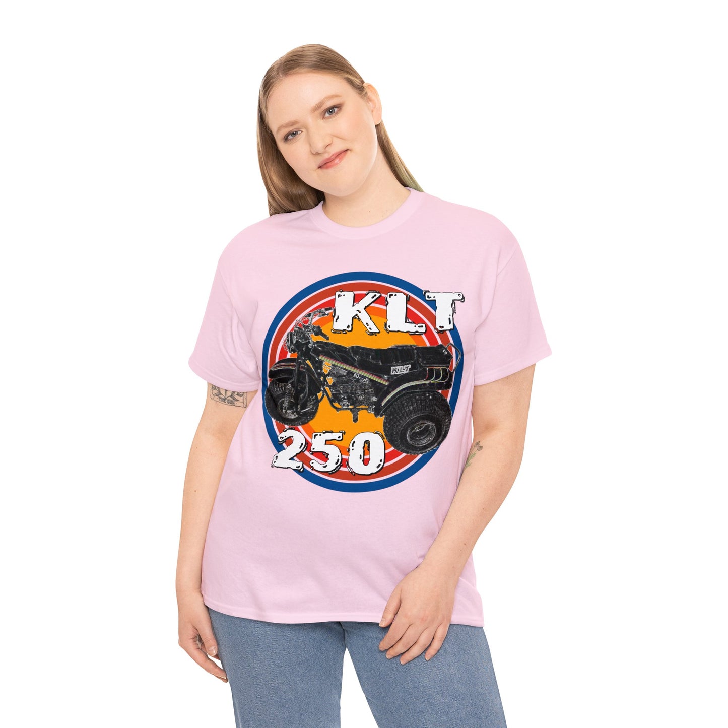 Vintage 1982 KLT 250 A Retro Three Wheeler ATV ATC Heavy Cotton Tee