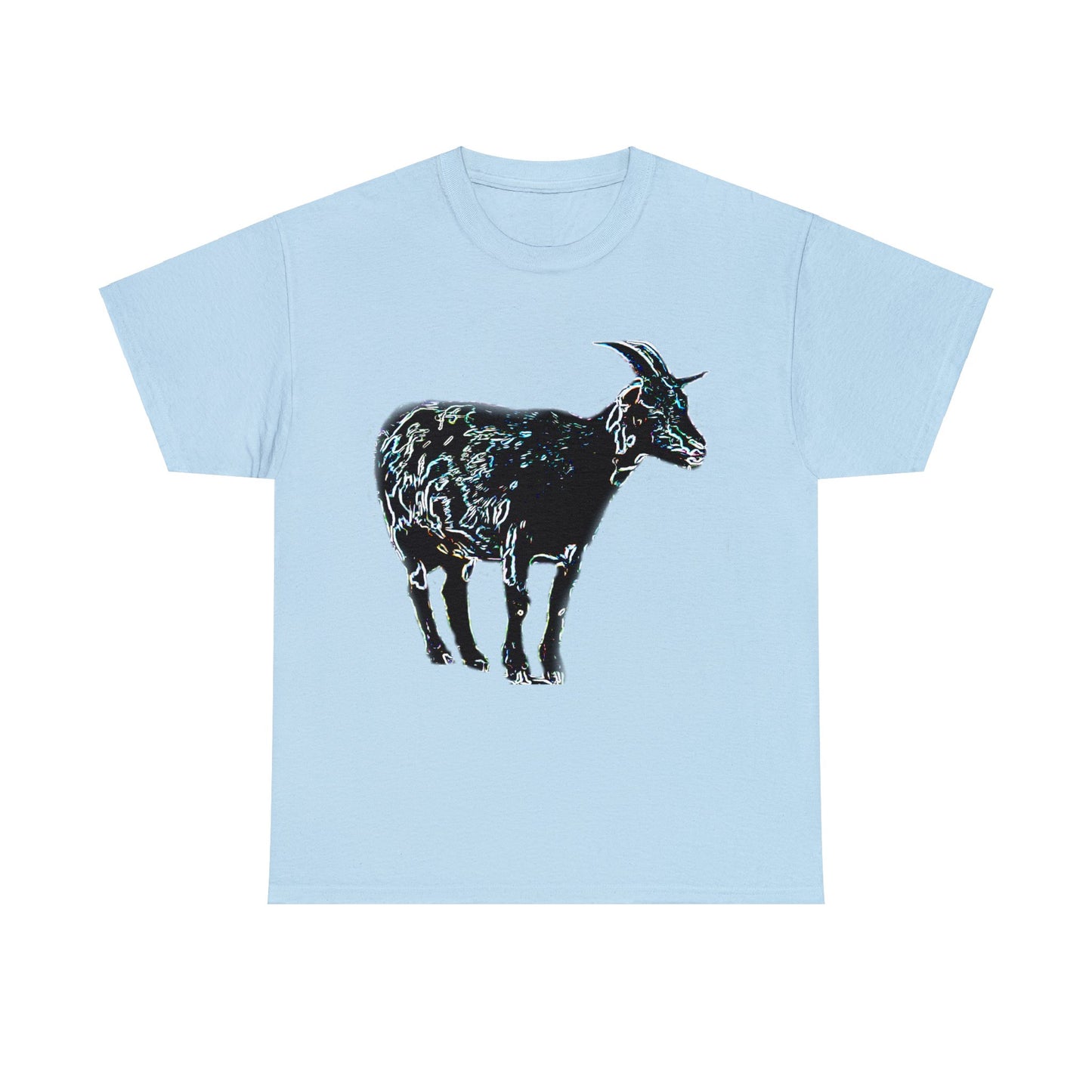 Vintage Retro Farm Goat, Billy Goat Heavy Cotton Tee