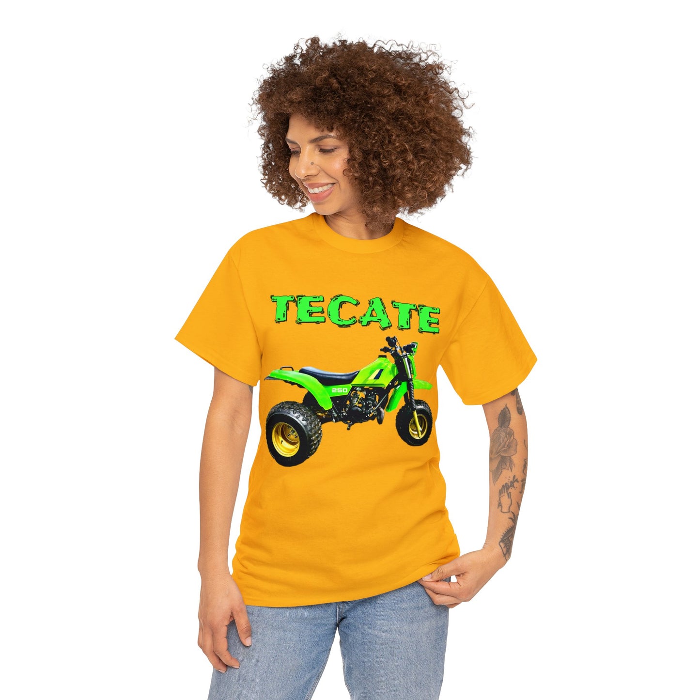 Tecate Vintage Three Wheeler 3 Wheeler ATC ATV Heavy Cotton Tee