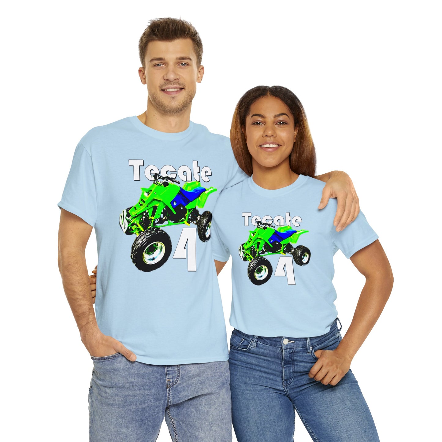 Tecate Vintage Four Wheeler 4 Wheeler ATC ATV Heavy Cotton Tee