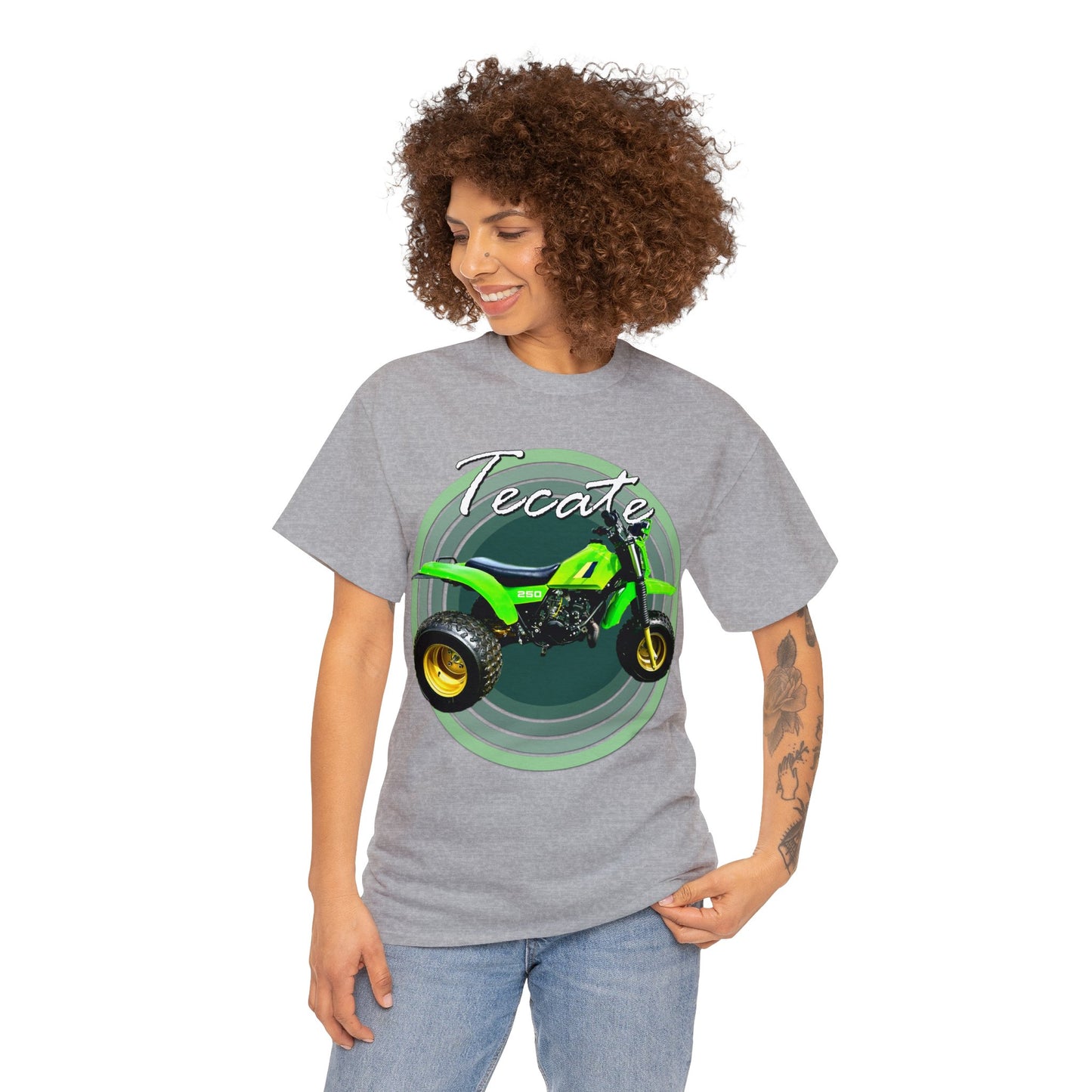 Tecate Vintage Three Wheeler 3 Wheeler ATC ATV Heavy Cotton Tee