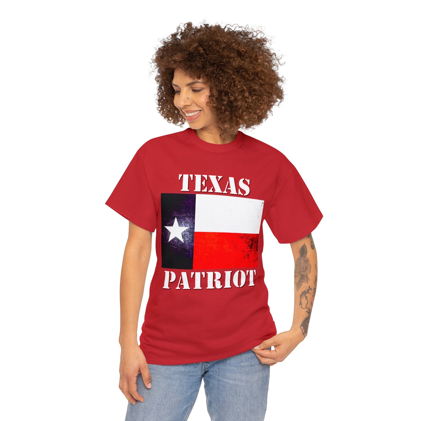 Texas Patriot Texas Pride Texan Heavy Cotton Tee