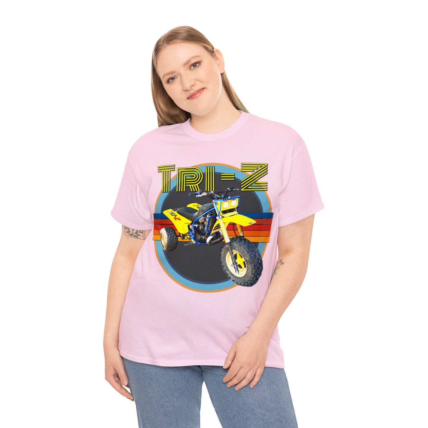 Tri Z Vintage Three Wheeler 3 Wheeler ATC ATV Heavy Cotton Tee