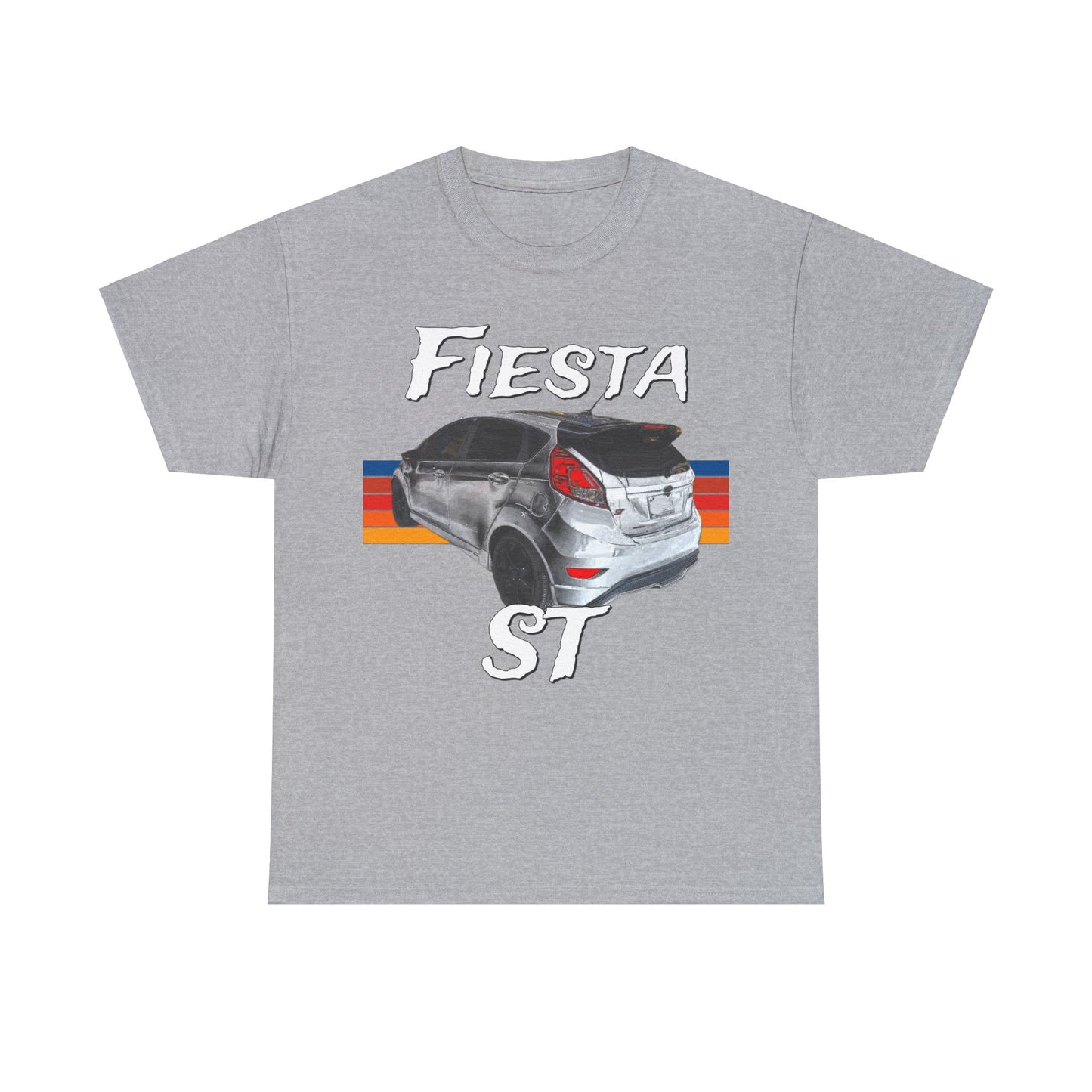 Fiesta ST Hot Hatch Turbo Charged Hatchback Sports Car Heavy Cotton Tee