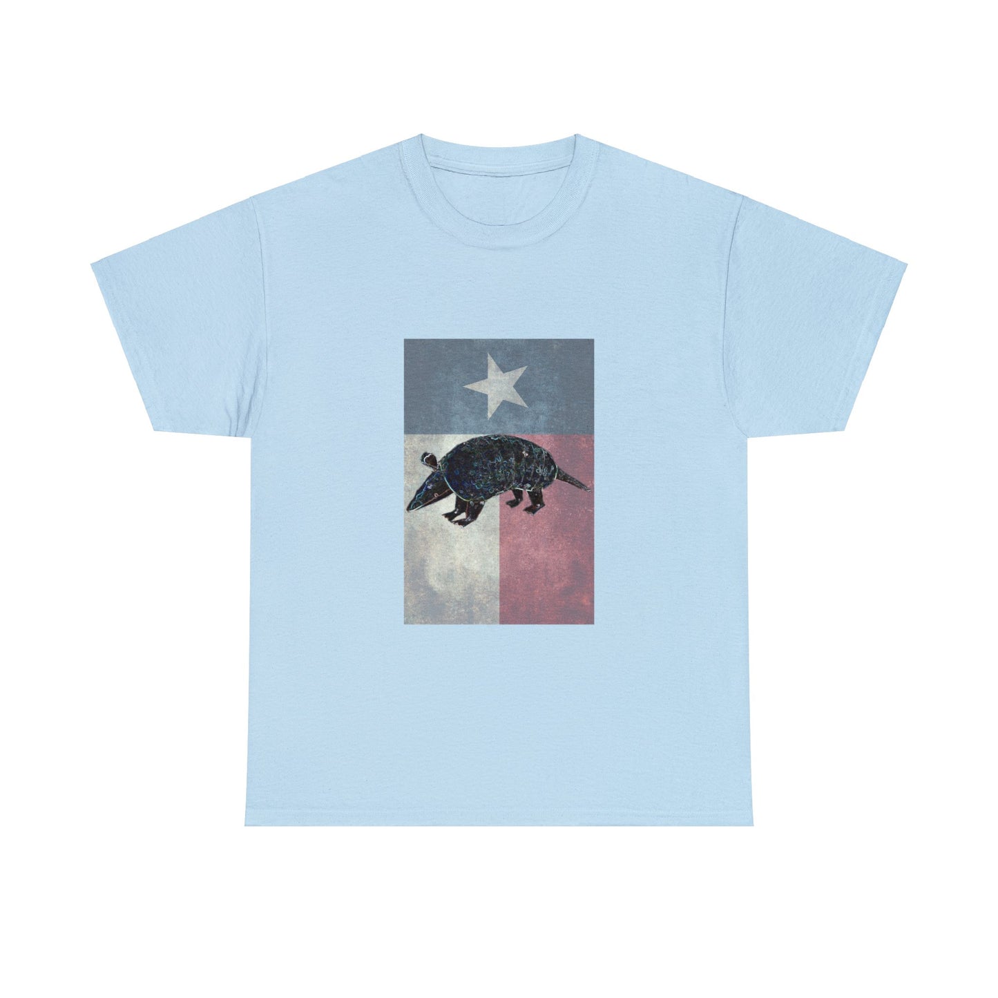 Vintage Texas Flag Armadillo Heavy Cotton Tee