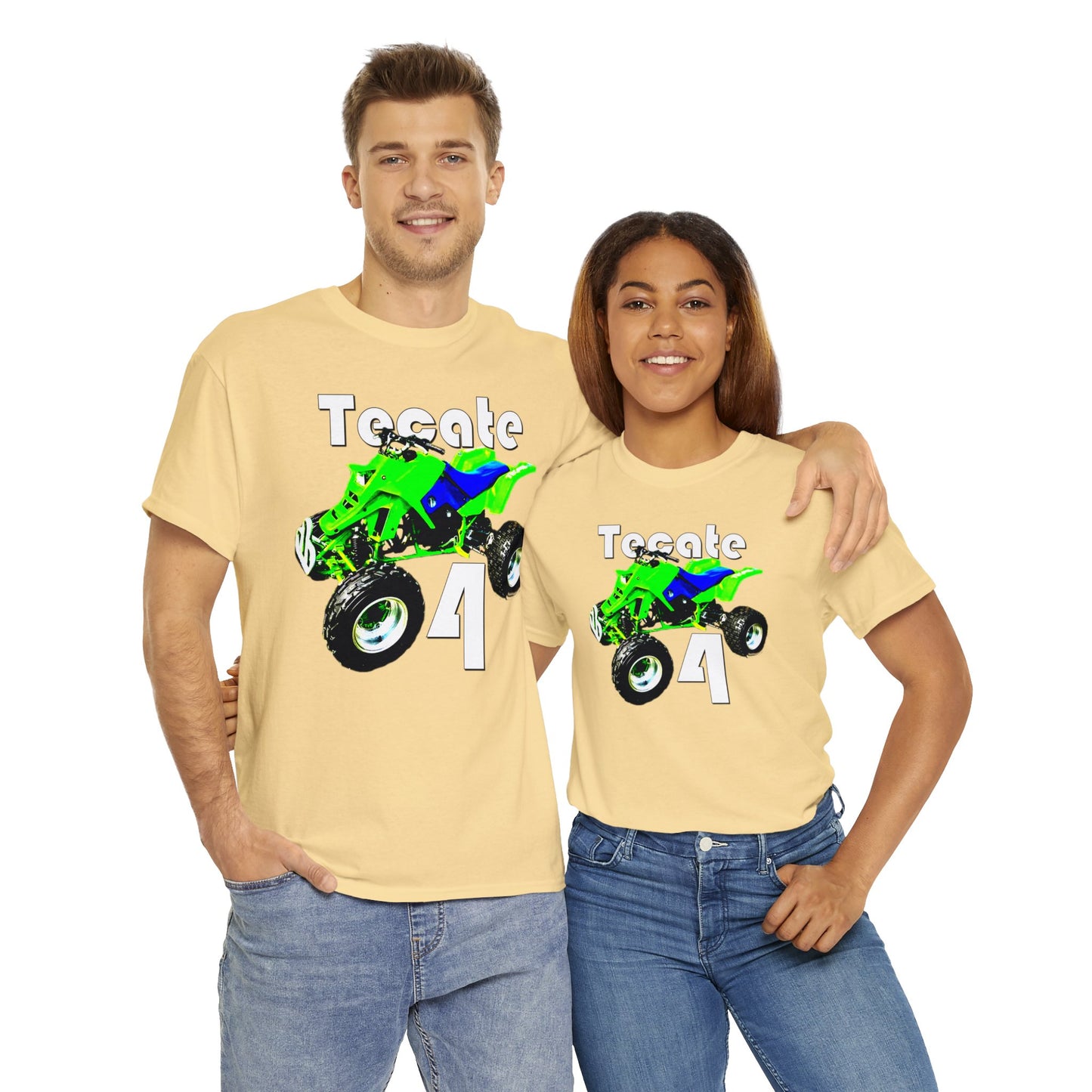 Tecate Vintage Four Wheeler 4 Wheeler ATC ATV Heavy Cotton Tee