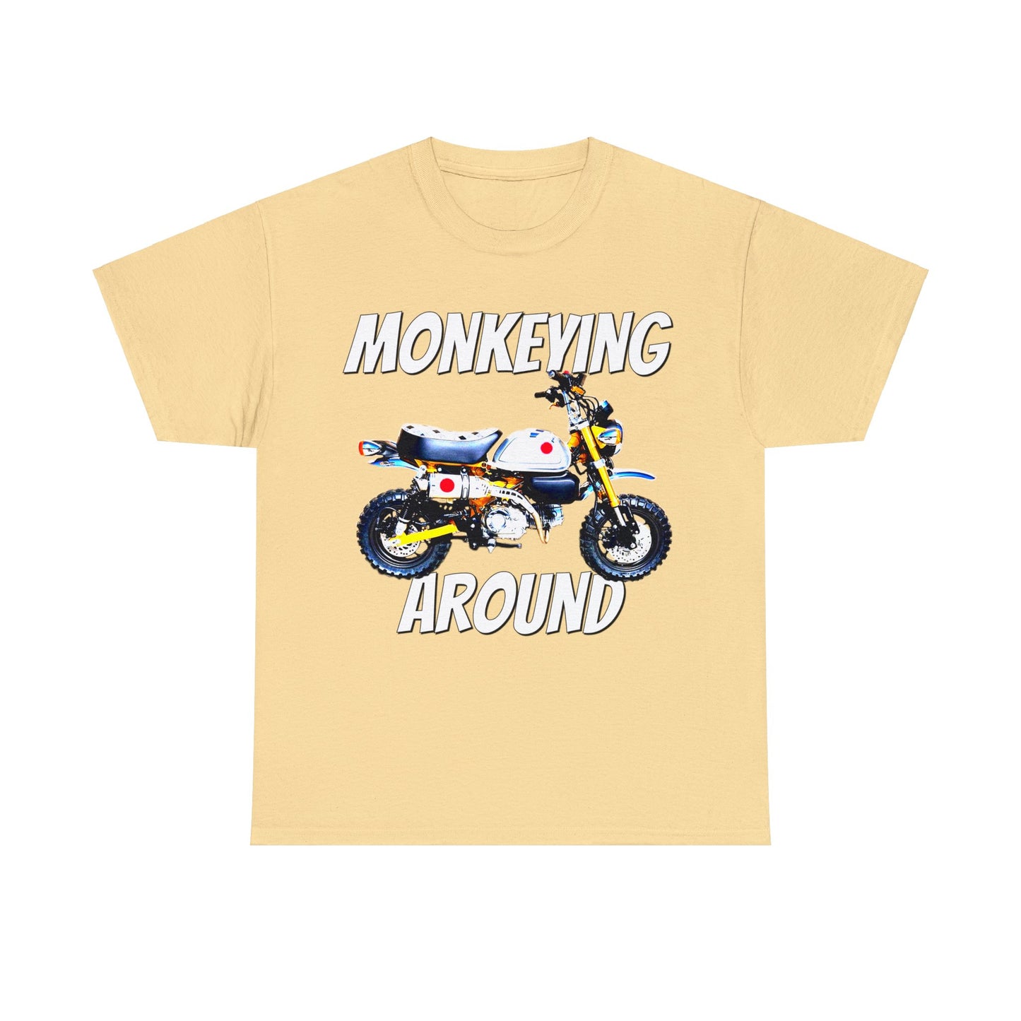 125Z Monkey Motorcycle, Mini Bike, Motocross, Off Road Heavy Cotton Tee