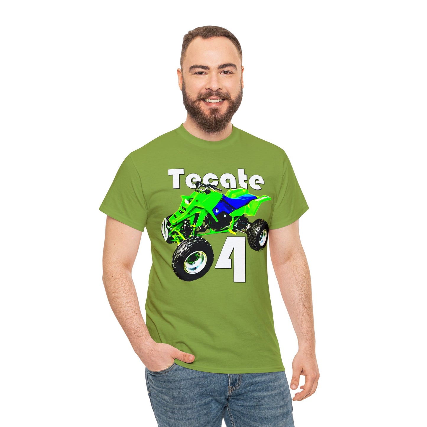 Tecate Vintage Four Wheeler 4 Wheeler ATC ATV Heavy Cotton Tee