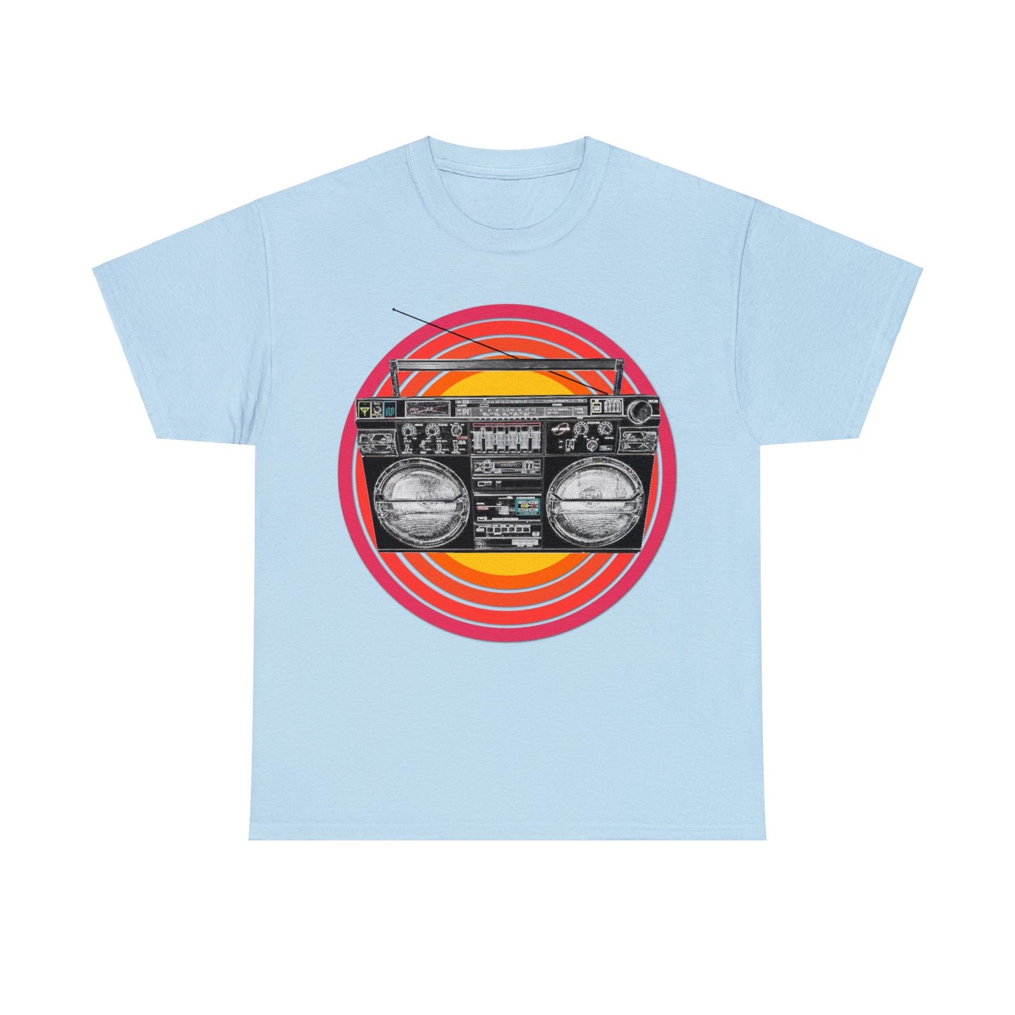 Jambox, Boom Box, Ghetto Blaster, Radio, Tape Player Heavy Cotton Tee