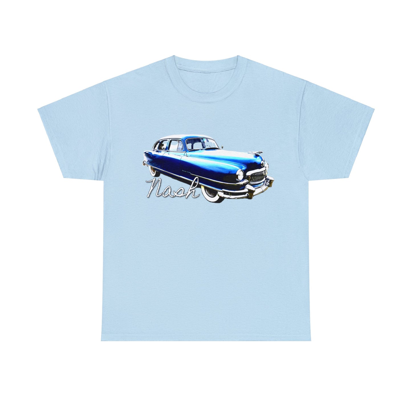 Nash Car, Vintage Car, Retro American Car, Mercury Heavy Cotton Tee