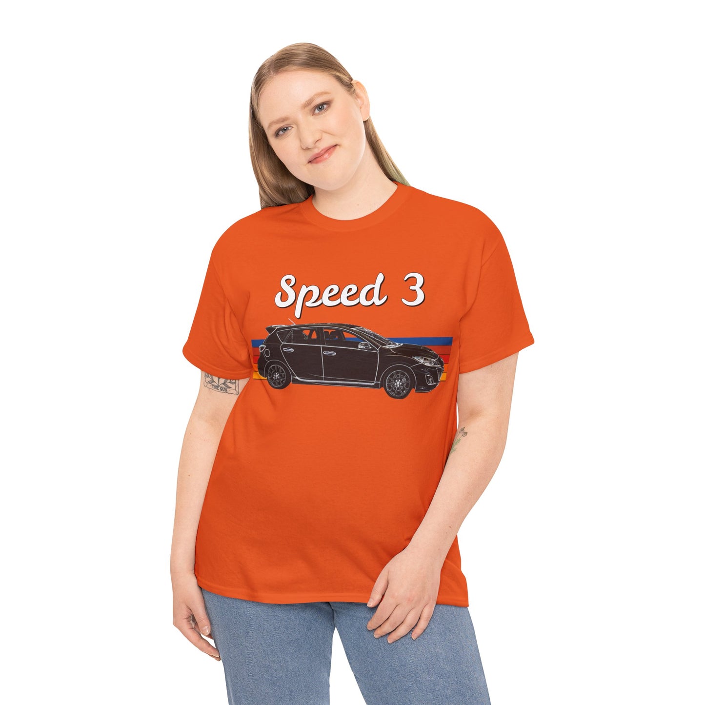 Speed 3 Hot Hatch Turbo Charged Car Subie Heavy Cotton Tee