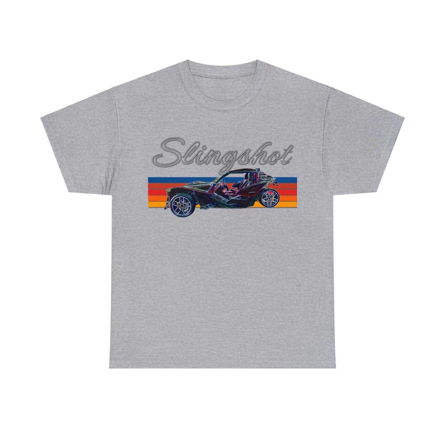 Sling Shot Three Wheel Car, Slingshot Convertible Heavy Cotton Tee