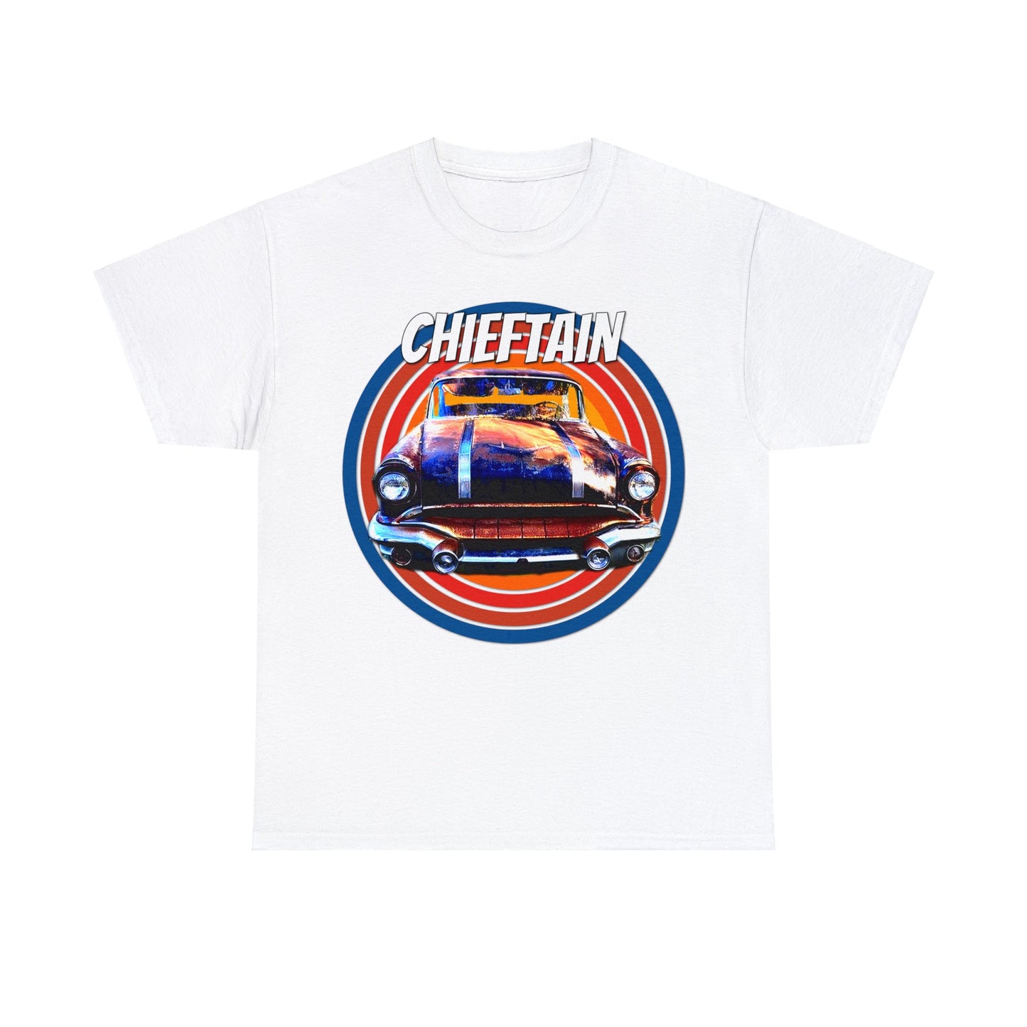 Vintage Chieftain Car, Antique Chieftain American Car Heavy Cotton Tee