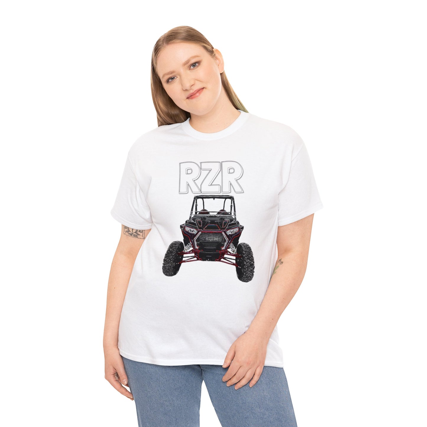 RZR UTV Side By Side 4x4 Off Road ATC Heavy Cotton Tee