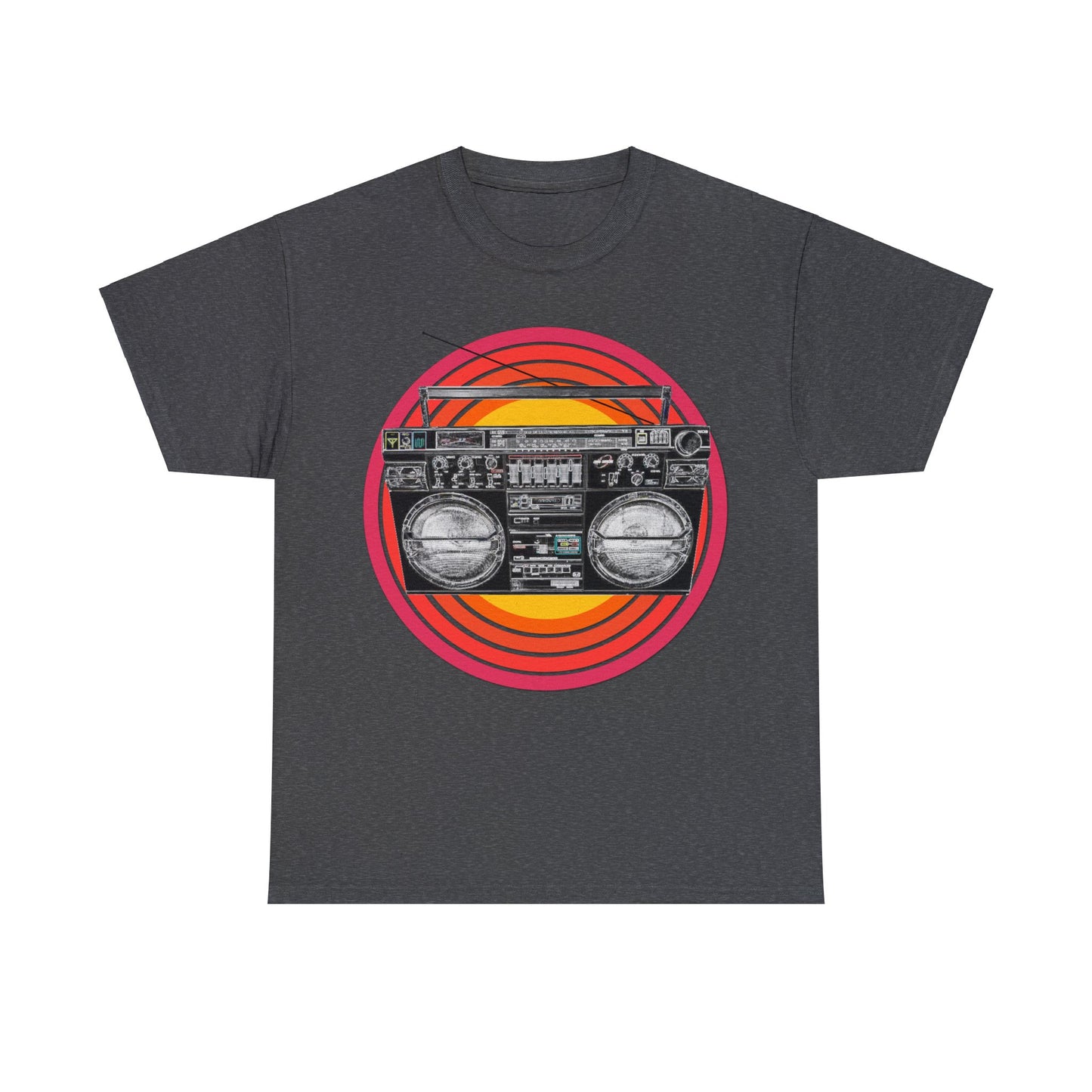 Jambox, Boom Box, Ghetto Blaster, Radio, Tape Player Heavy Cotton Tee