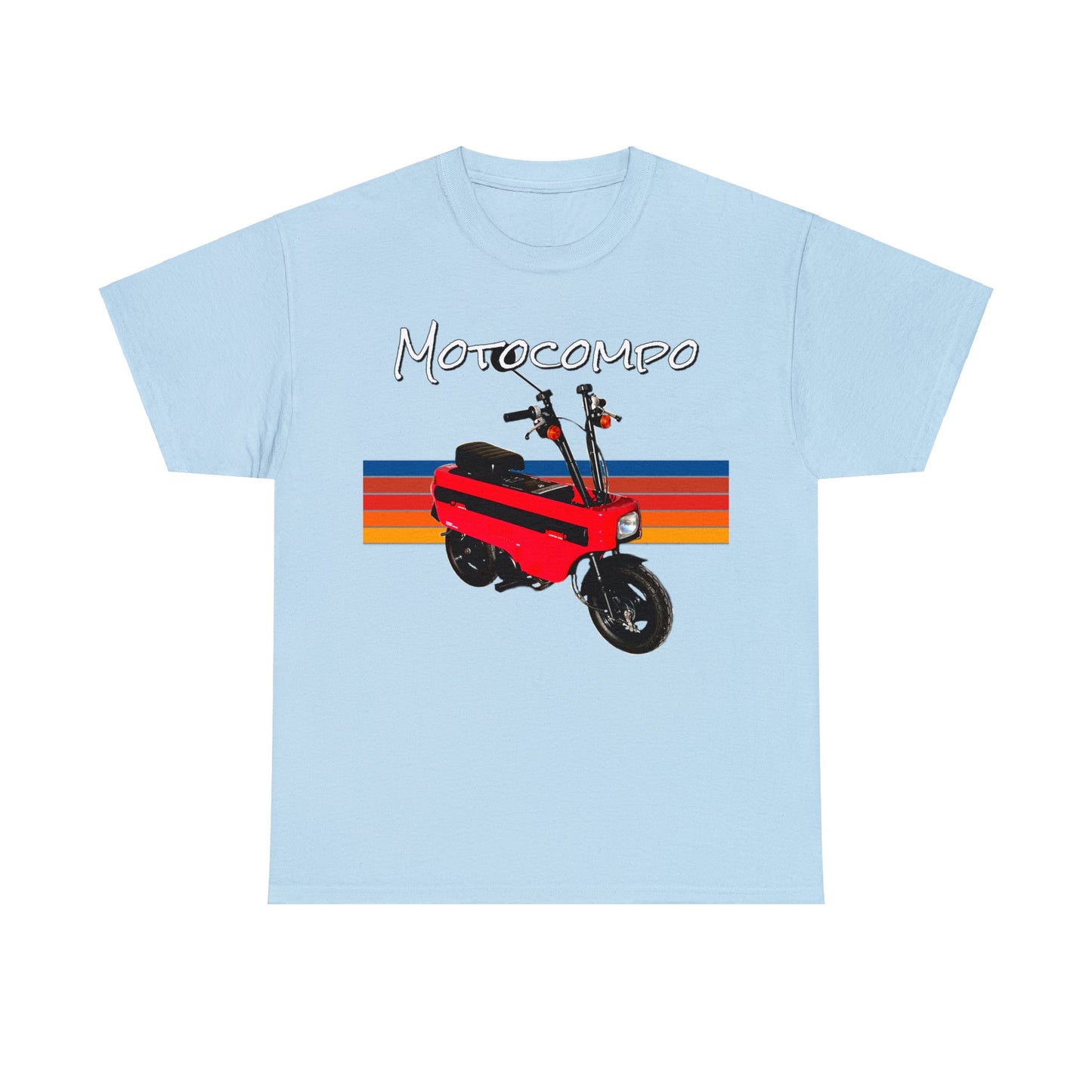 Motocompo Scooter Mini Bike Motorcycle Moped Heavy Cotton Tee