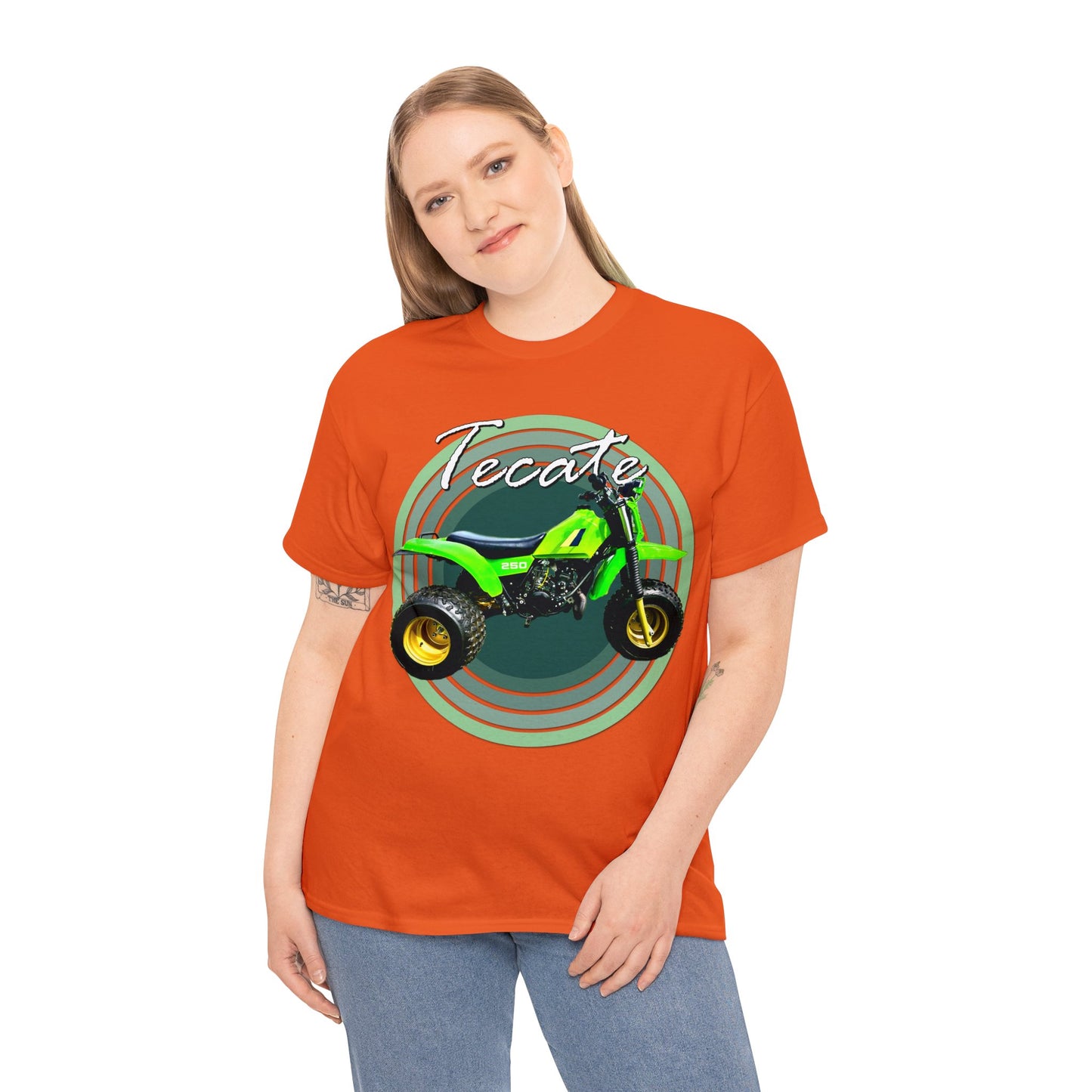 Tecate Vintage Three Wheeler 3 Wheeler ATC ATV Heavy Cotton Tee