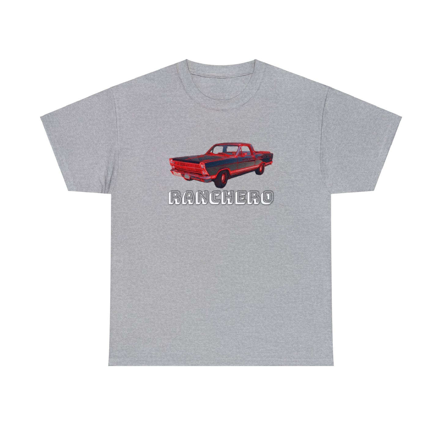 Vintage Ranchero Pick Up Car, Retro Vintage Pick Up Truck Heavy Cotton Tee