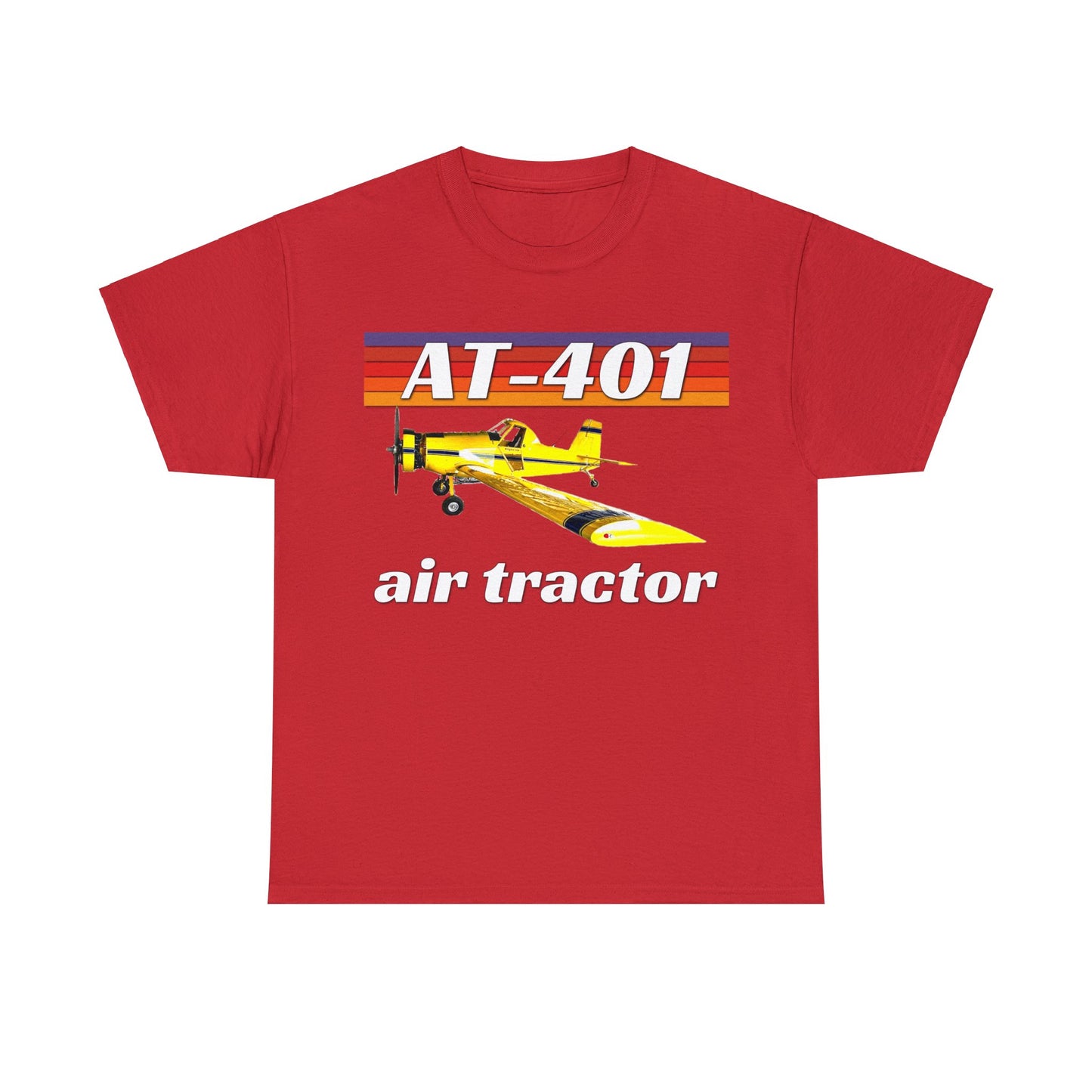 AT 401 Crop Duster Plane, Air Tractor Airplane, Farming Airplane Heavy Cotton Tee