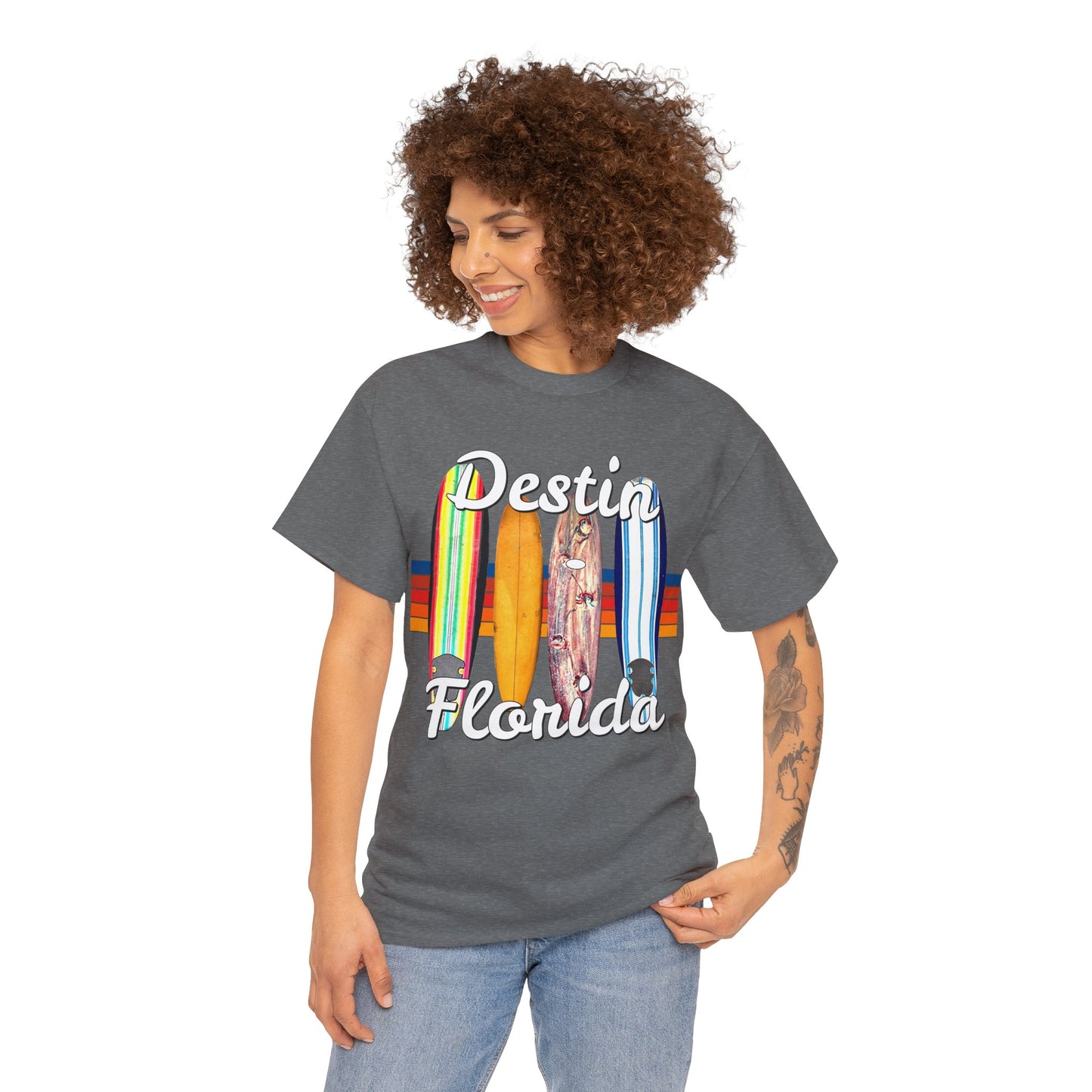 Destin Florida, Destin Beach Vacation, Vintage Destin Beach Heavy Cotton Tee