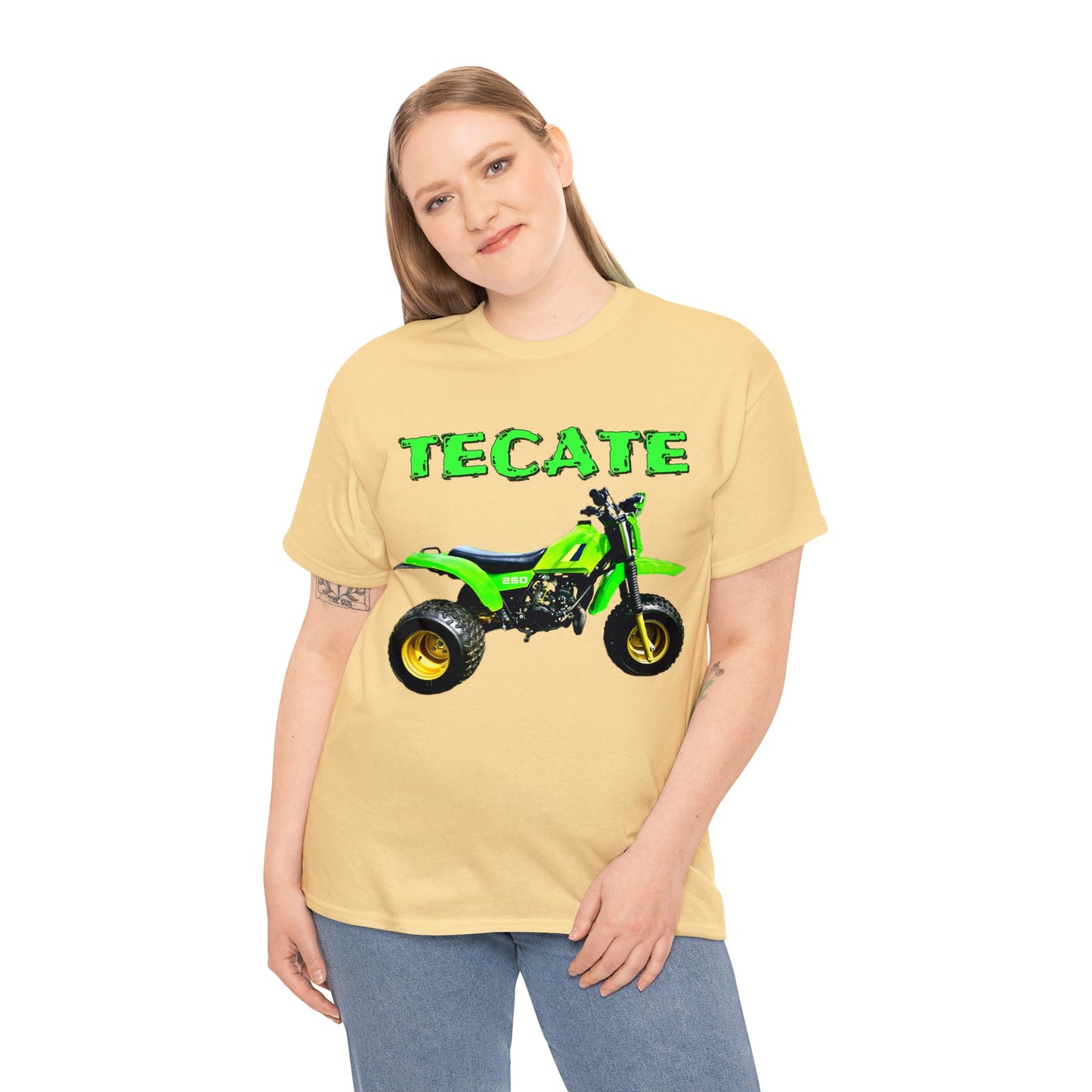 Tecate Vintage Three Wheeler 3 Wheeler ATC ATV Heavy Cotton Tee