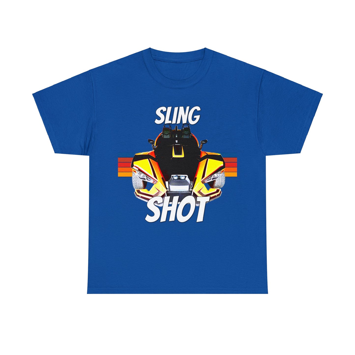 Sling Shot Three Wheel Vehicle, Slingshot Convertible Car Heavy Cotton Tee