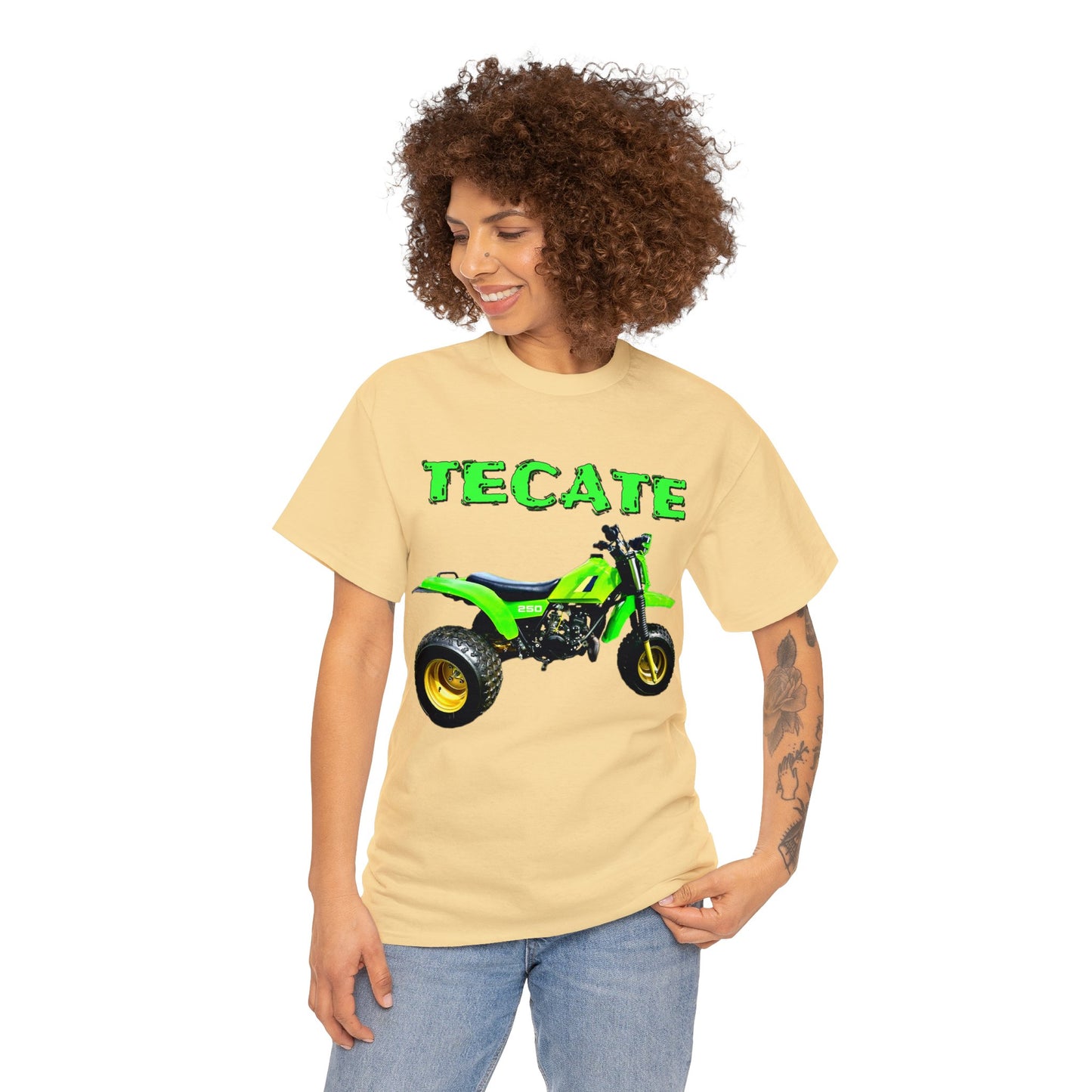 Tecate Vintage Three Wheeler 3 Wheeler ATC ATV Heavy Cotton Tee