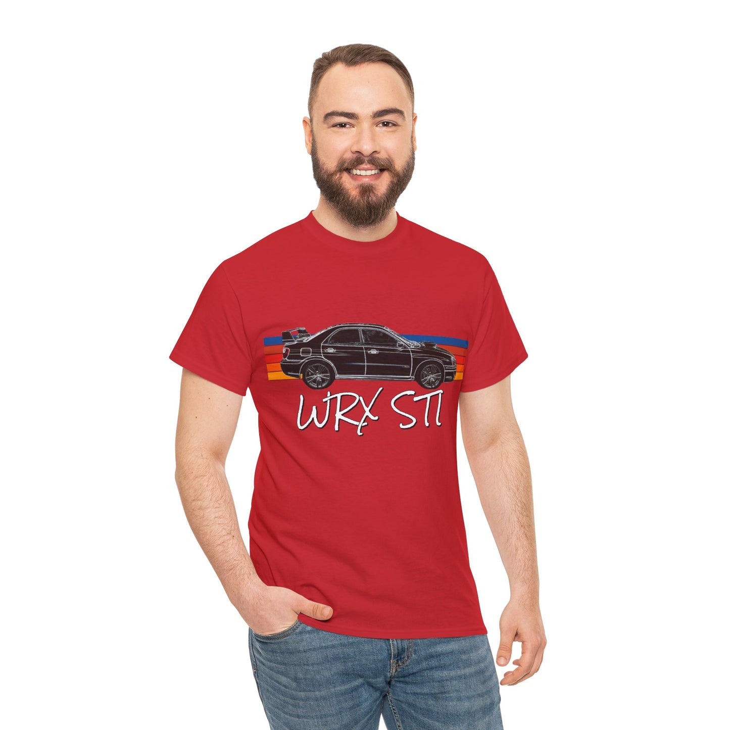 Impreza WRX STI Turbo Charged Subie Sports Car Heavy Cotton Tee