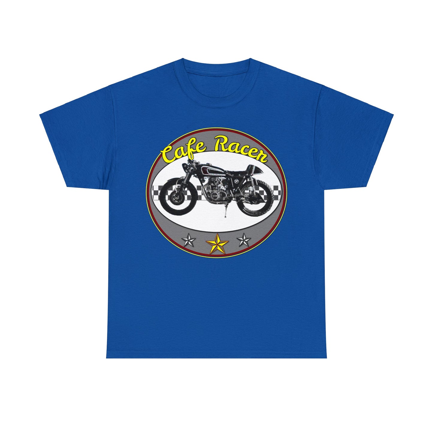 Cafe Racer Motorcycle, Street Bike, Street Motorcycle Heavy Cotton Tee