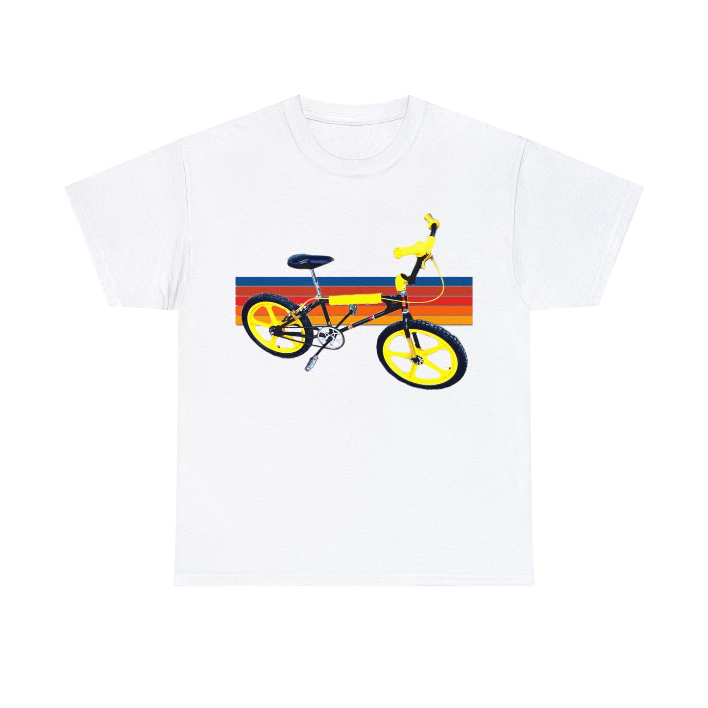 BMX, Old School Bike, Vintage BMX Bike, Retro Dirt Bicycle, 1980's Heavy Cotton Tee