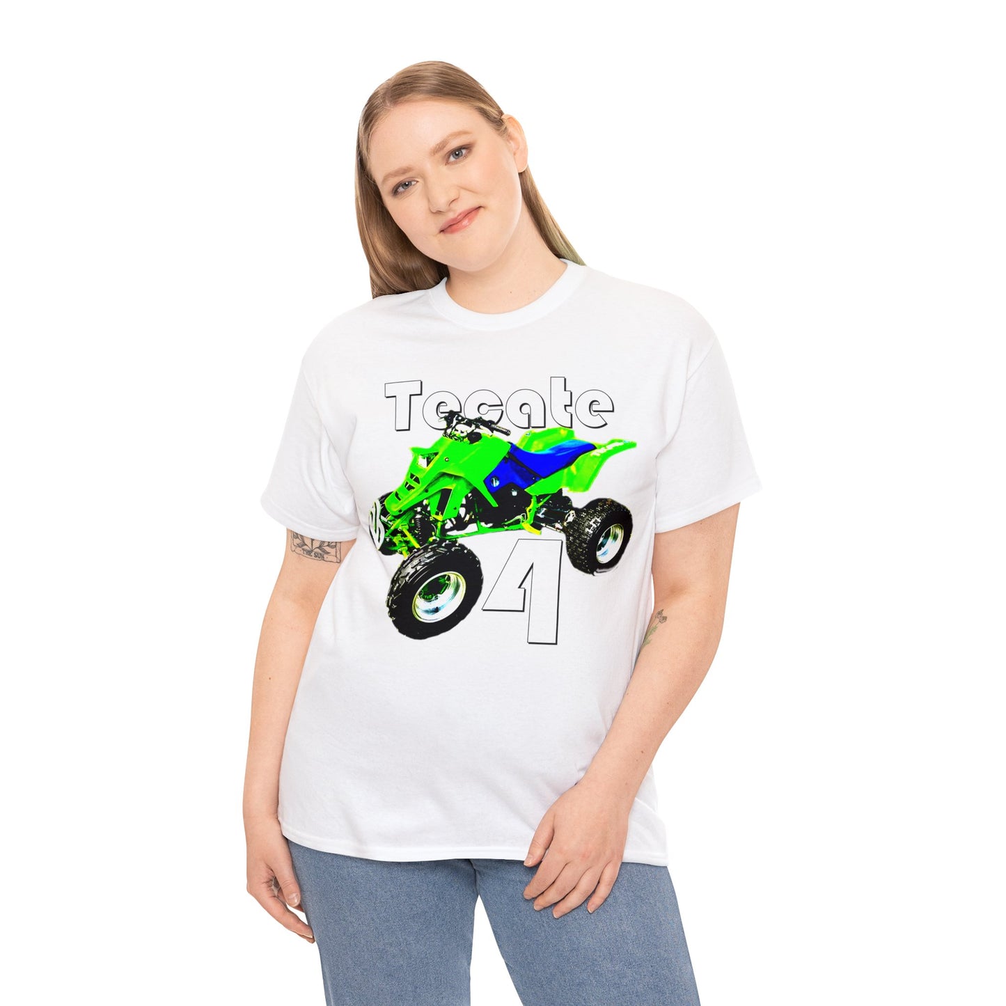 Tecate Vintage Four Wheeler 4 Wheeler ATC ATV Heavy Cotton Tee