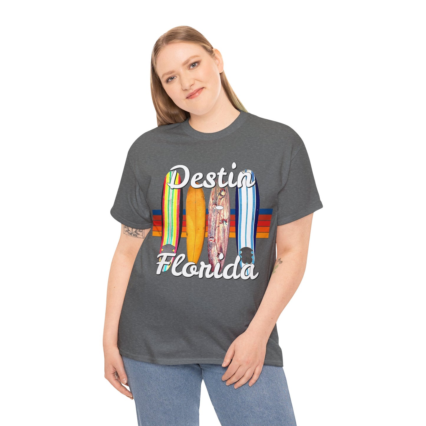 Destin Florida, Destin Beach Vacation, Vintage Destin Beach Heavy Cotton Tee