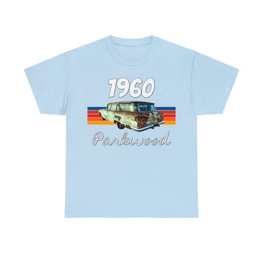 Vintage 1960 Parkwood Station Wagon, Station Wagon, Family Car Heavy Cotton Tee