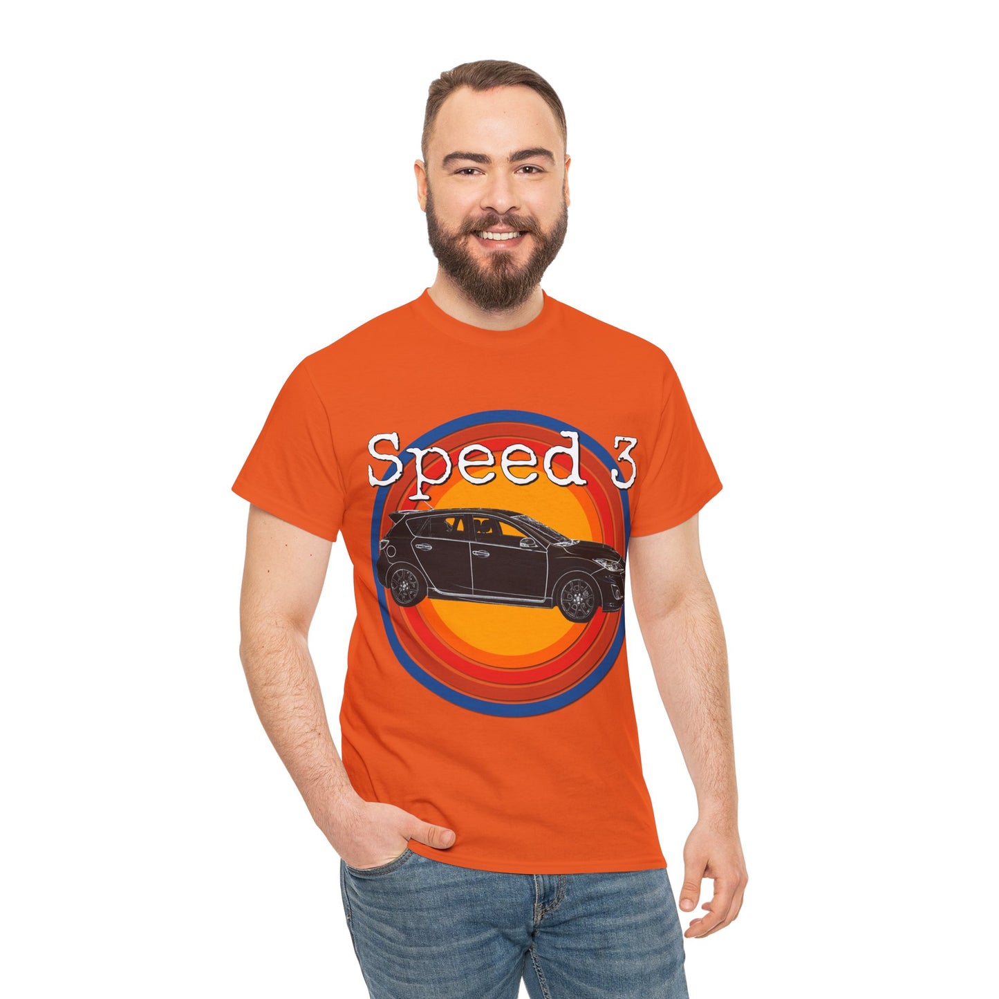 Speed 3 Hot Hatch Turbo Charged Car Subie Heavy Cotton Tee