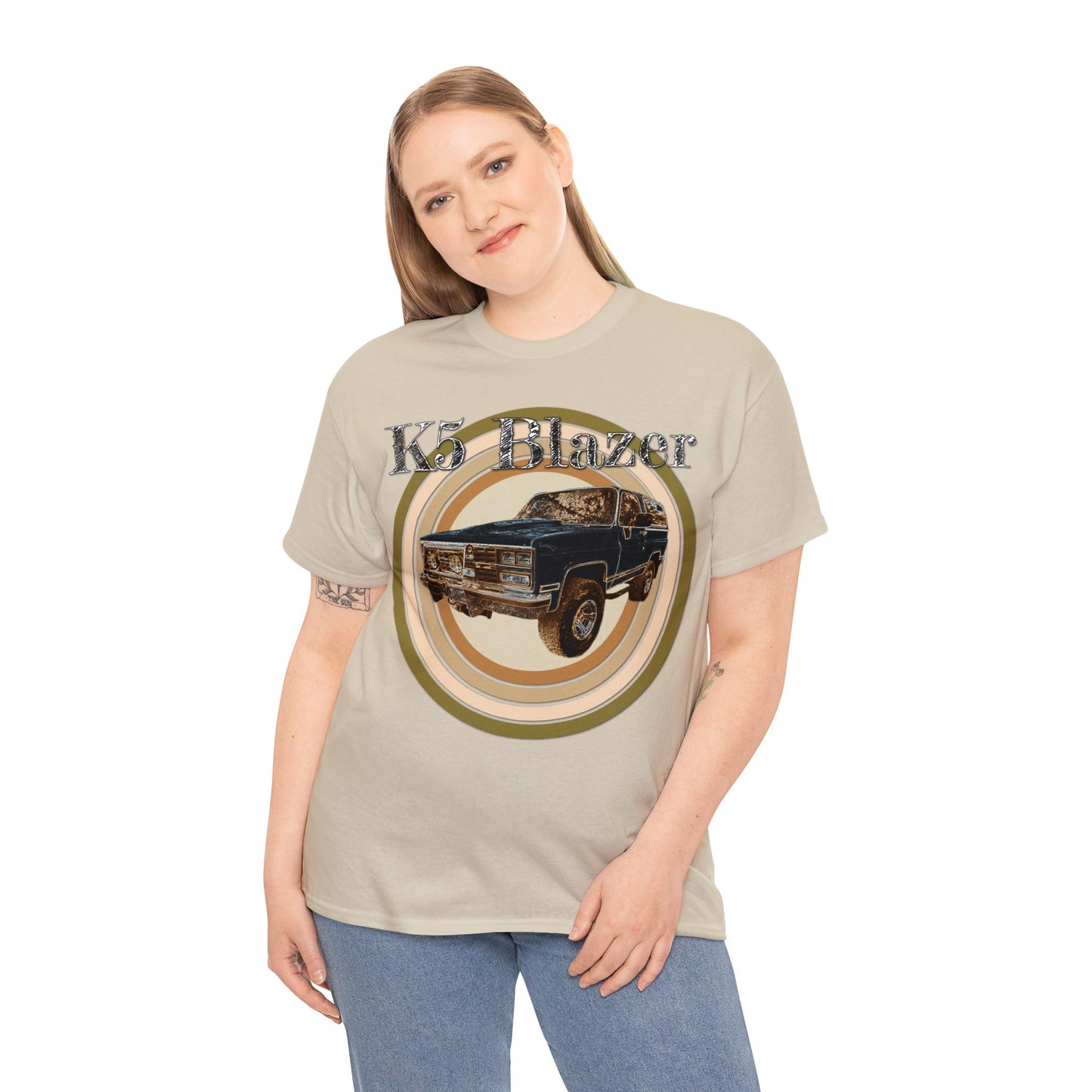 K5 Blazer Truck, 4x4 Truck, Vintage Blazer, Retro Blazer Car Heavy Cotton Tee