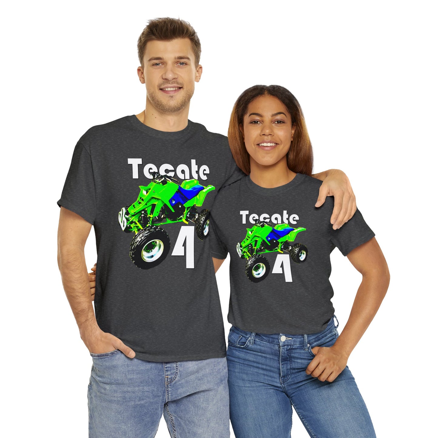 Tecate Vintage Four Wheeler 4 Wheeler ATC ATV Heavy Cotton Tee